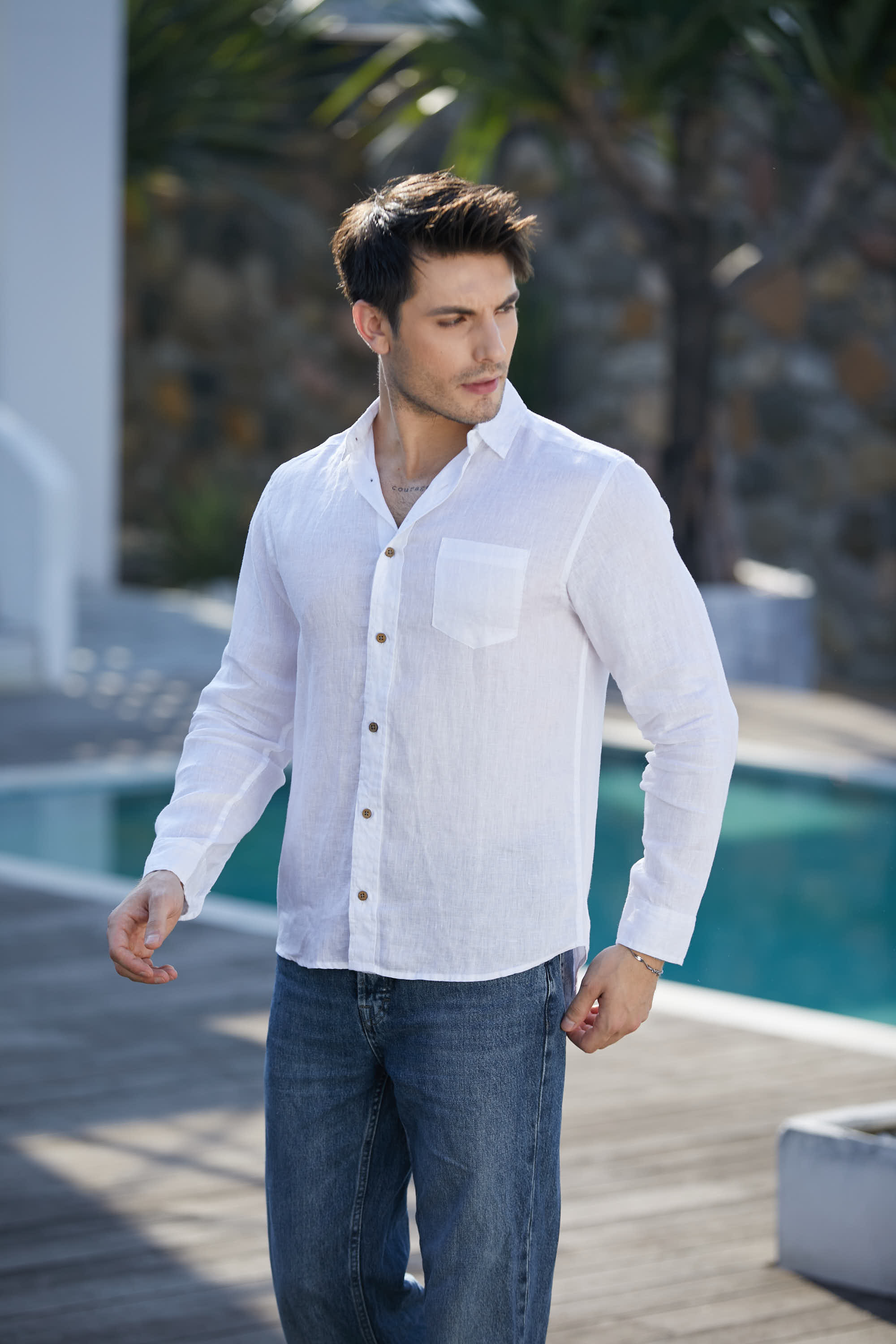 Linen Dress Shirt